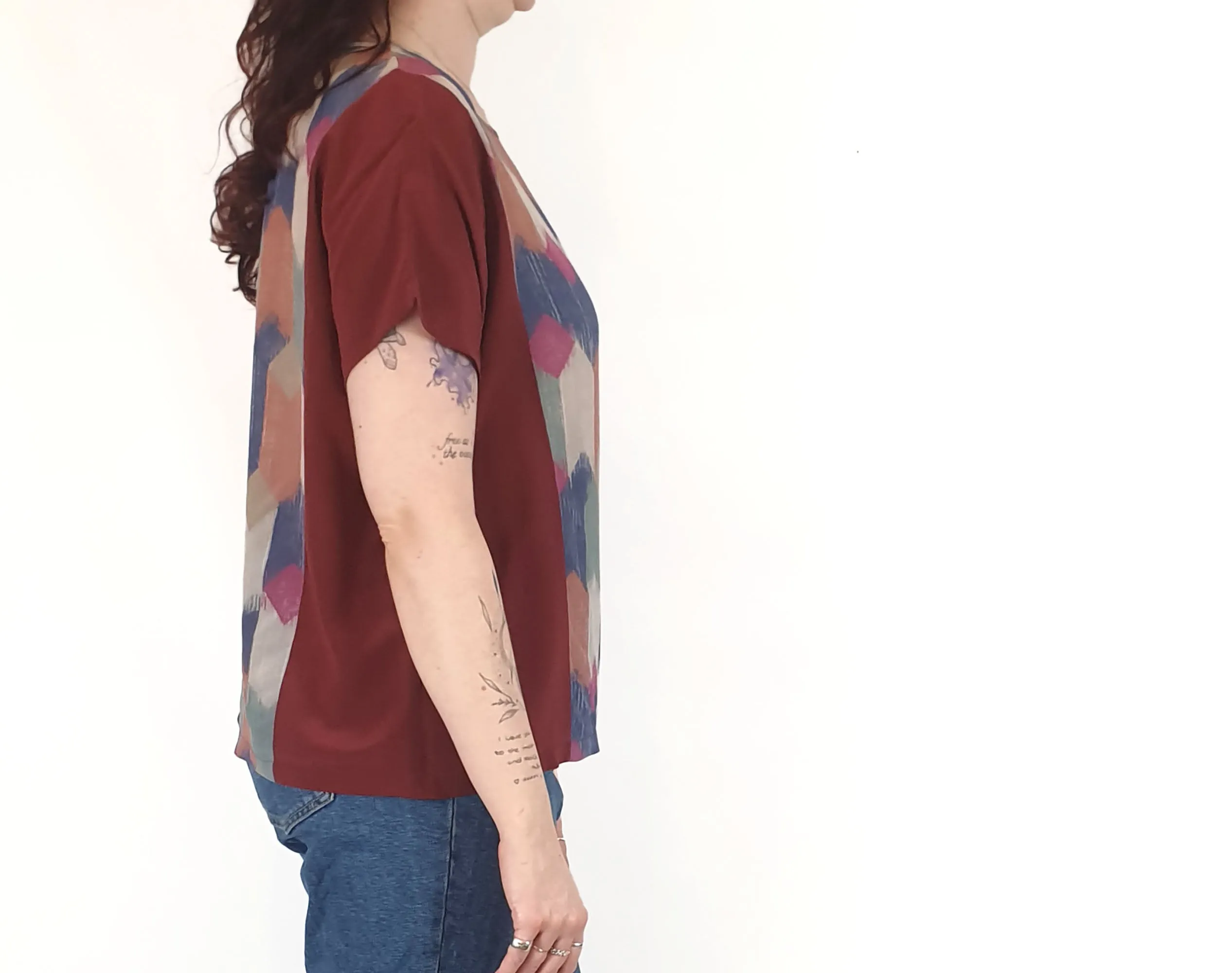 Nancybird unique print top size Medium