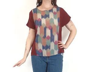 Nancybird unique print top size Medium