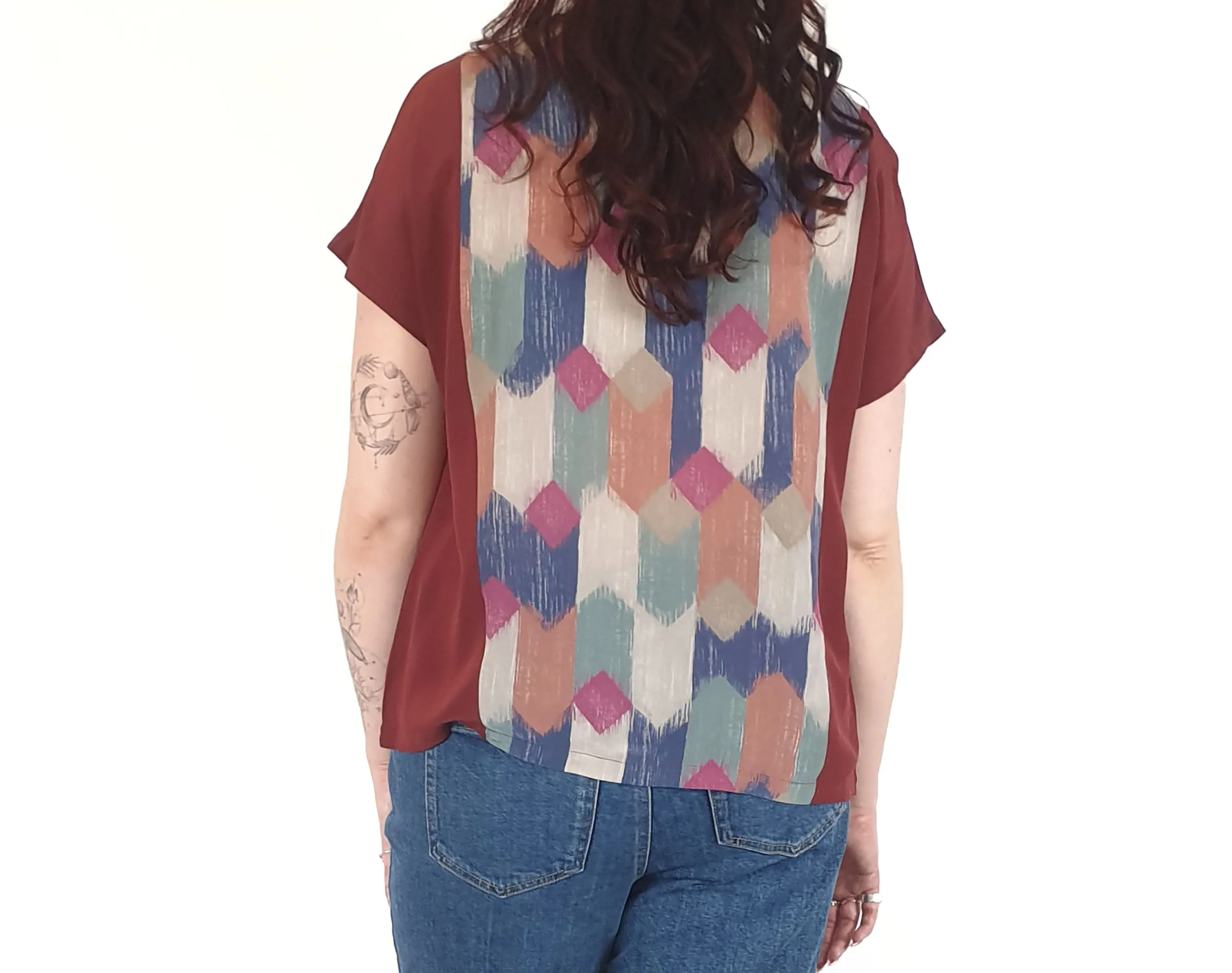 Nancybird unique print top size Medium