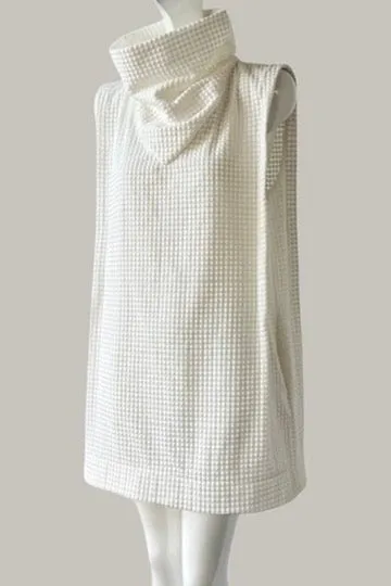 Ninja Midi Shift Dress Silk Lame’ Champagne Taupe  {Made to Order}