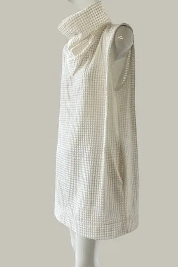 Ninja Midi Shift Dress Silk Lame’ Champagne Taupe  {Made to Order}