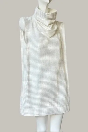 Ninja Midi Shift Dress Silk Lame’ Champagne Taupe  {Made to Order}