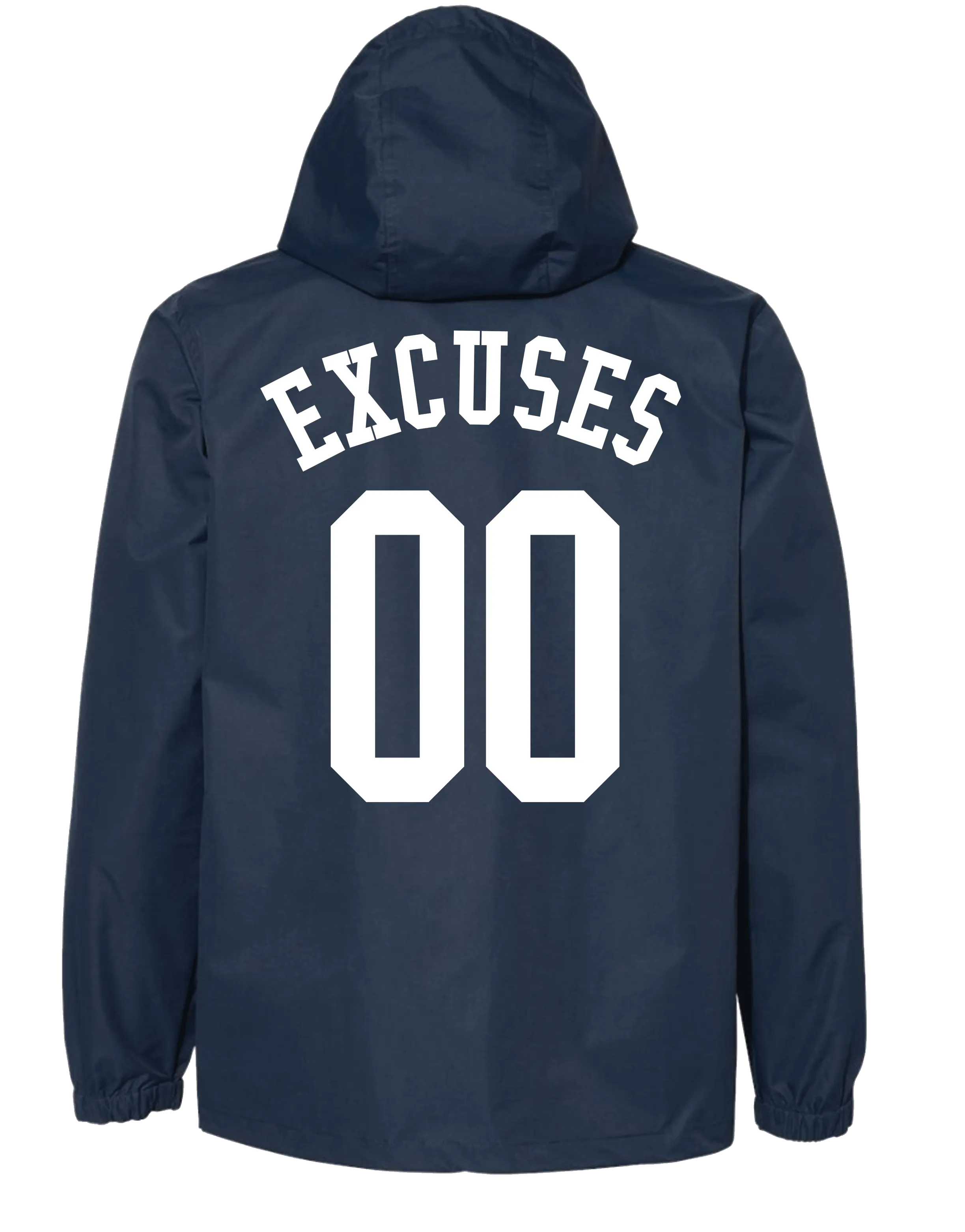 No Excuses Windbreaker Navy
