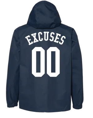 No Excuses Windbreaker Navy