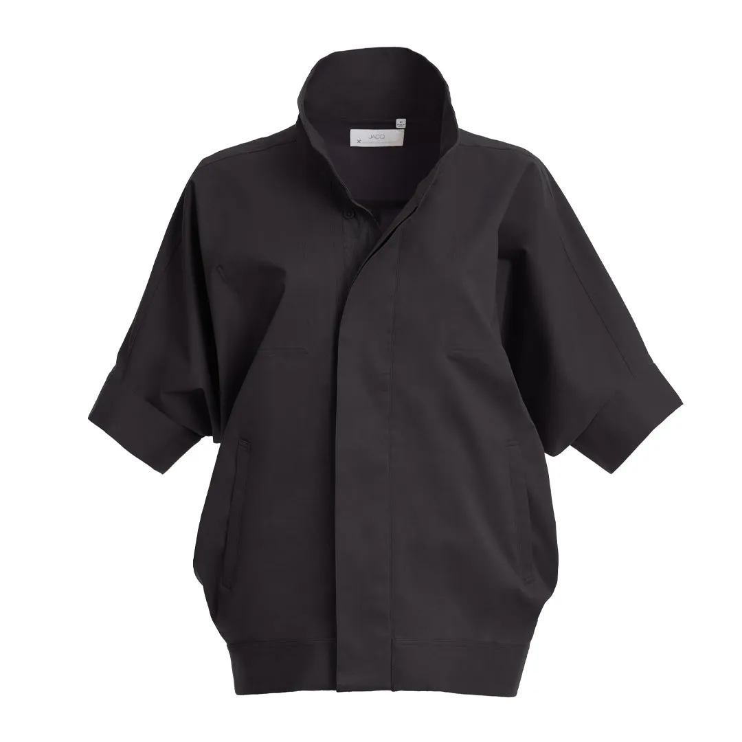 NOEL DOLMAN SLEEVE TOP BLACK