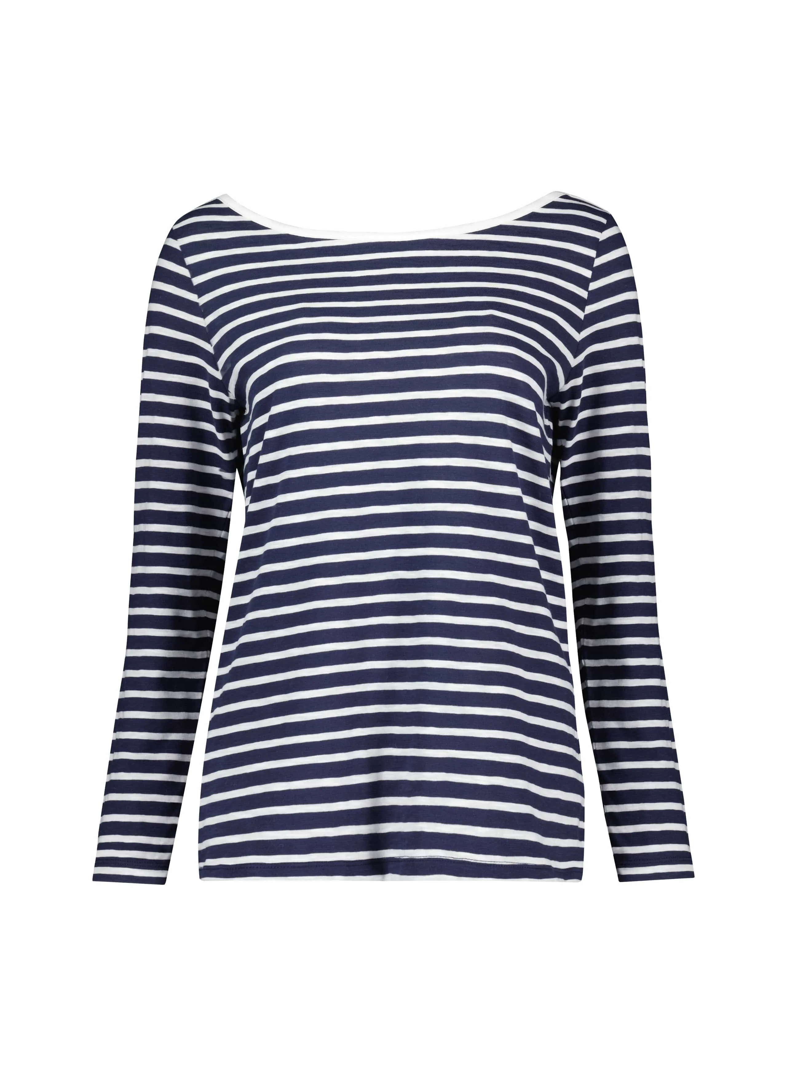 Norma Organic Cotton Top | Indigo & White