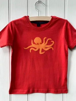 Octopus T-shirt - Red