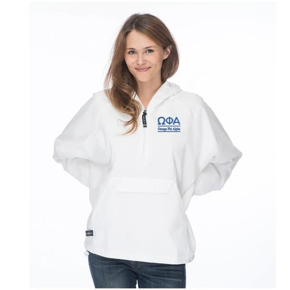 Omega Phi Alpha Lined Windbreaker