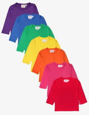 Organic Basic Long-Sleeved T-Shirt Bundle (3-4y / 104cm)