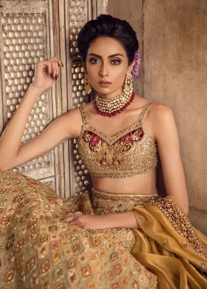 Pakistani Bridal Lehnga Choli in Light Pink Color #J5115