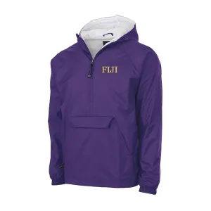 Phi Gamma Delta Flannel Lined Windbreaker - FIJI