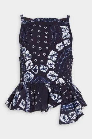 Pilar Top in Indigo