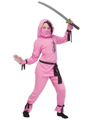 Pink Ninja Child Halloween Costume