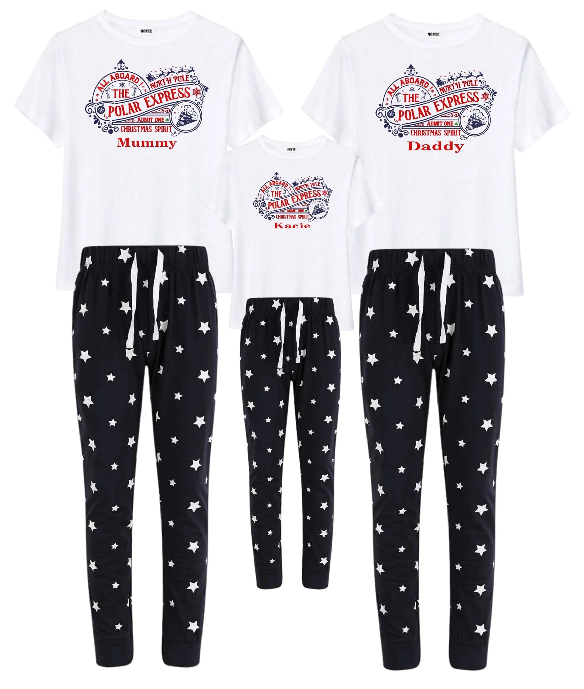 Polar Express Personalised Christmas Pyjamas