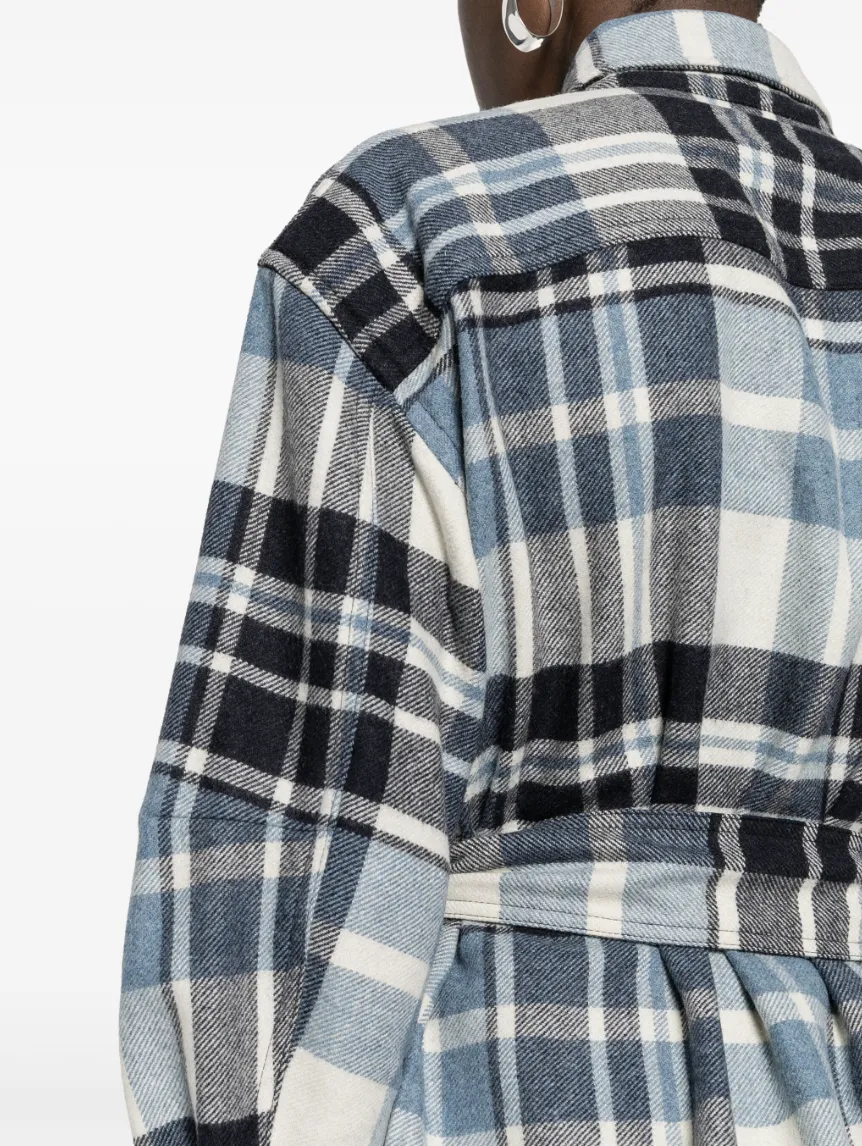 POLO RALPH LAUREN  Plaid Recycled Wool-Blend Shirt Sz4 NZ8