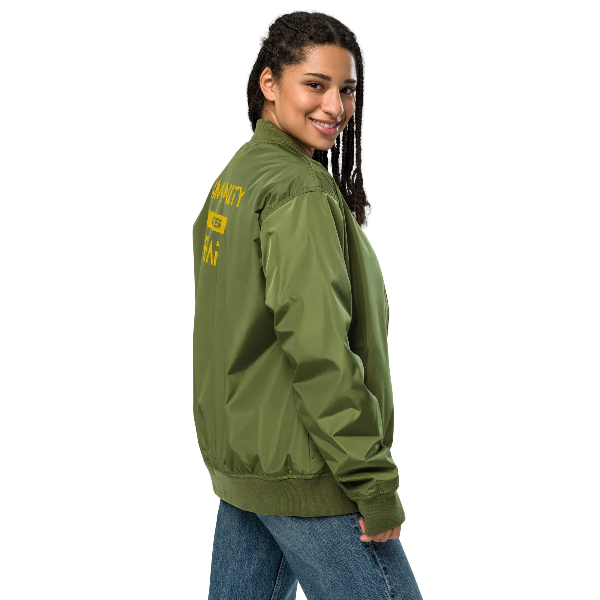 "Hope For Tomorrow" Premium Recycled Bomber Jacket