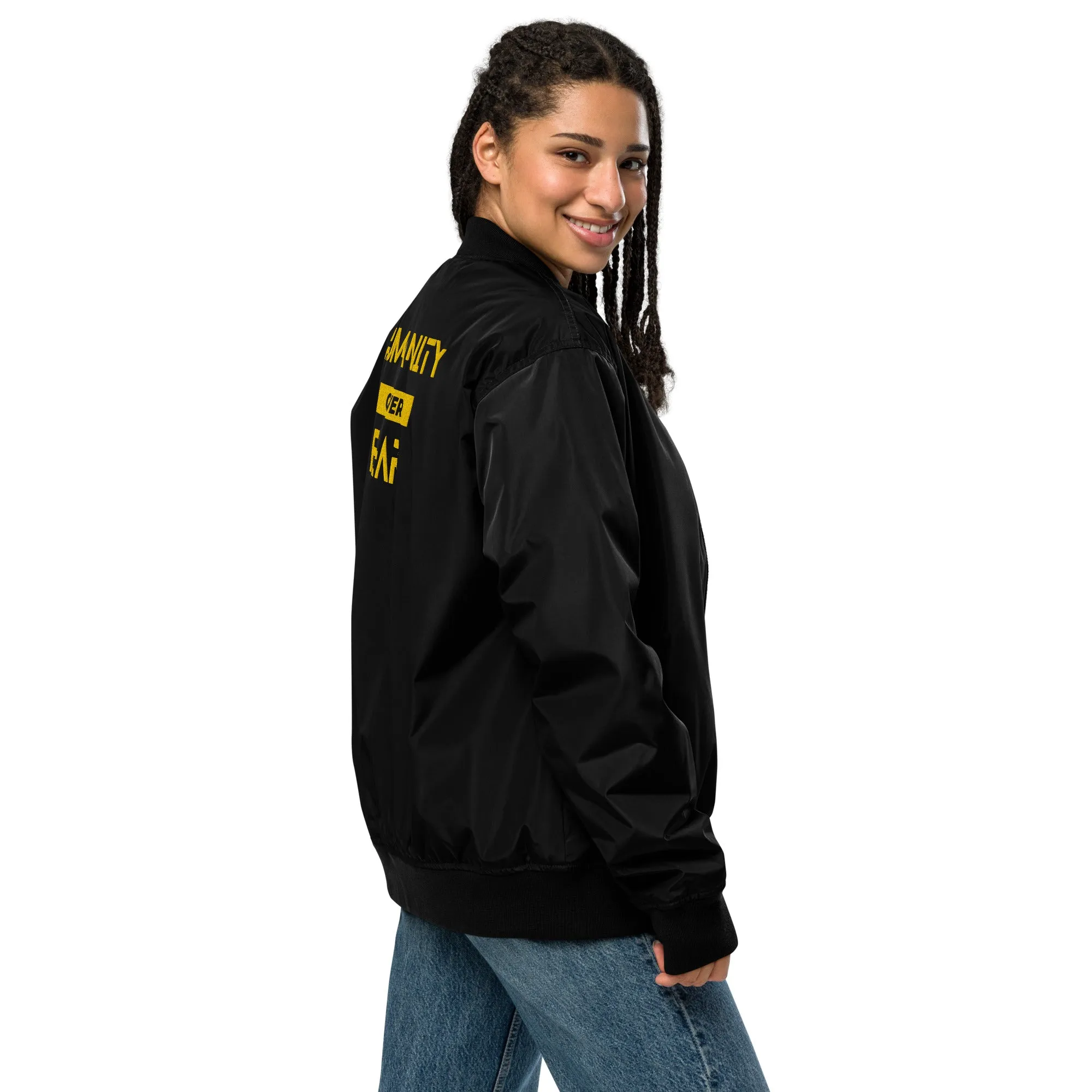 "Hope For Tomorrow" Premium Recycled Bomber Jacket