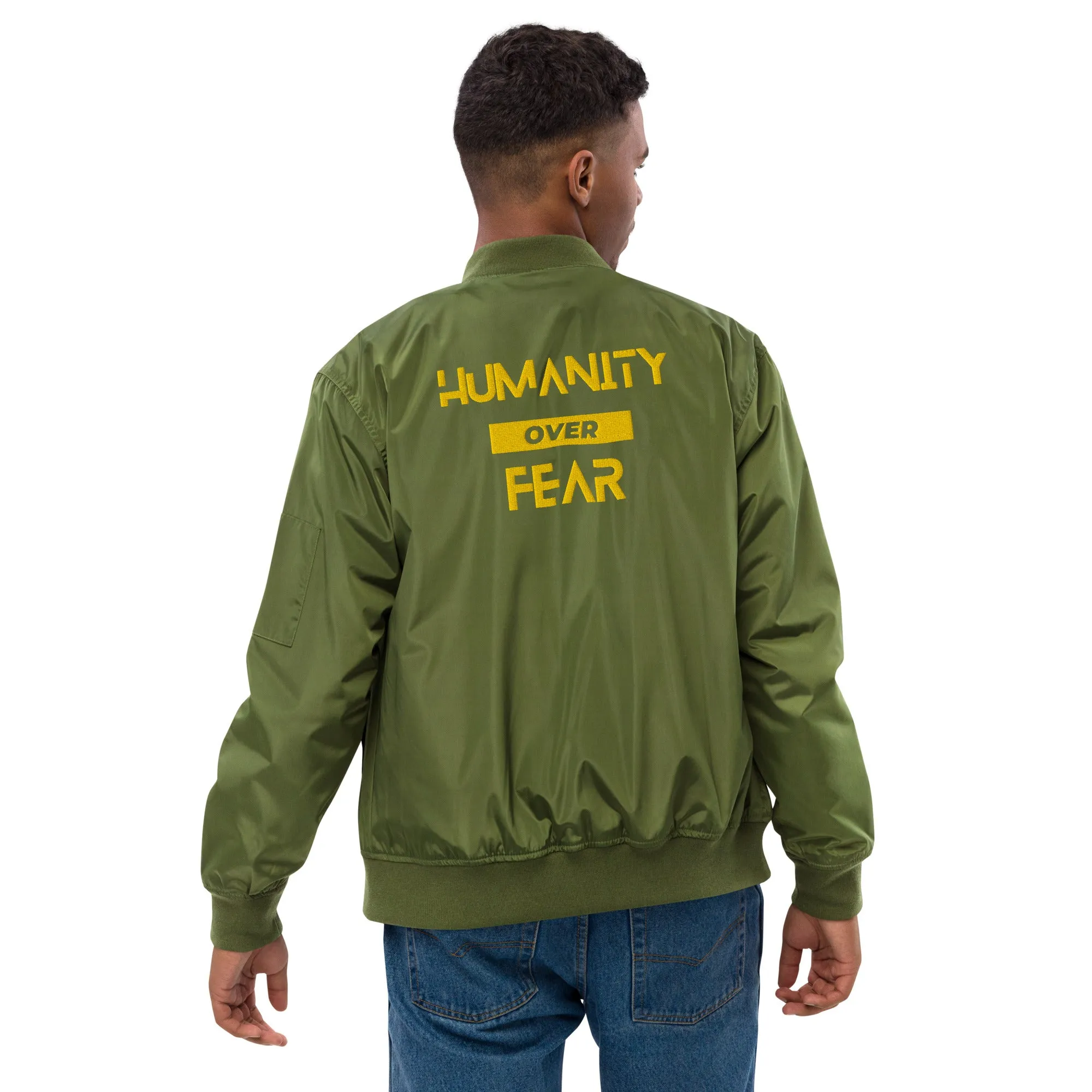 "Hope For Tomorrow" Premium Recycled Bomber Jacket