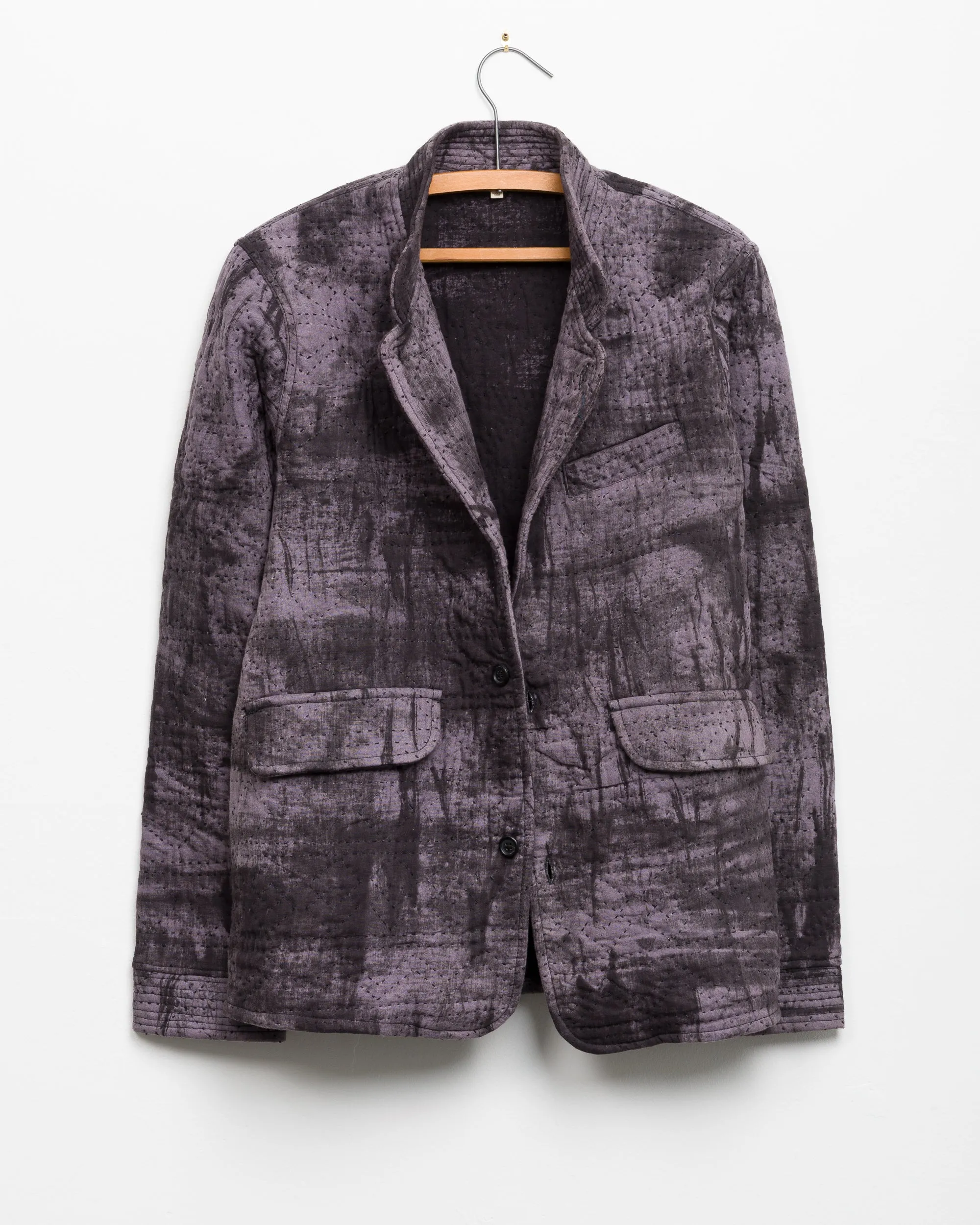 Raj Nehru Jacket in Quilted Potai