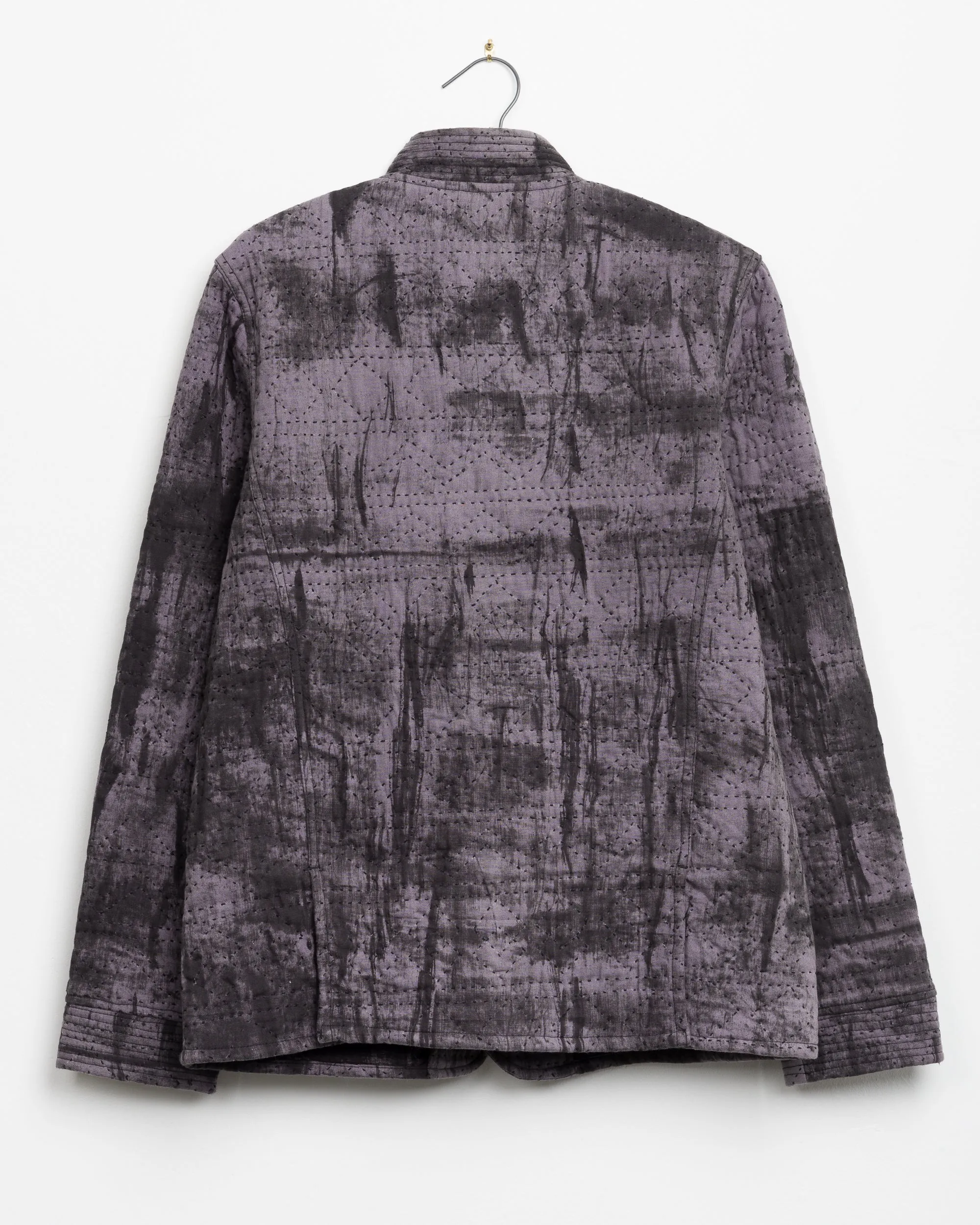Raj Nehru Jacket in Quilted Potai