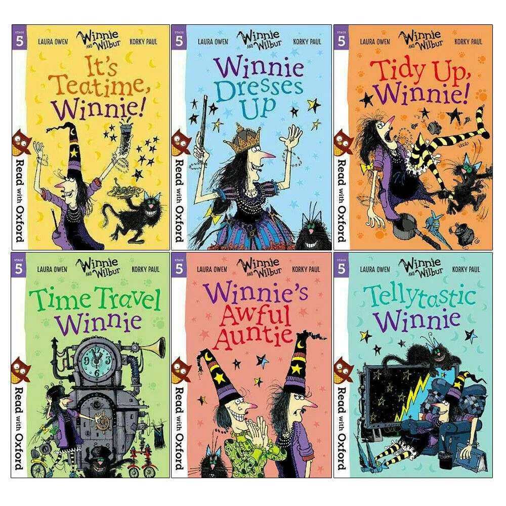 Read With Oxford Winnie and Wilbur (Stage 5) 6 Books Set