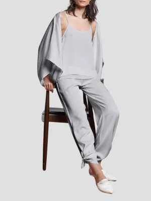 Roma Cape in Silver Lining
