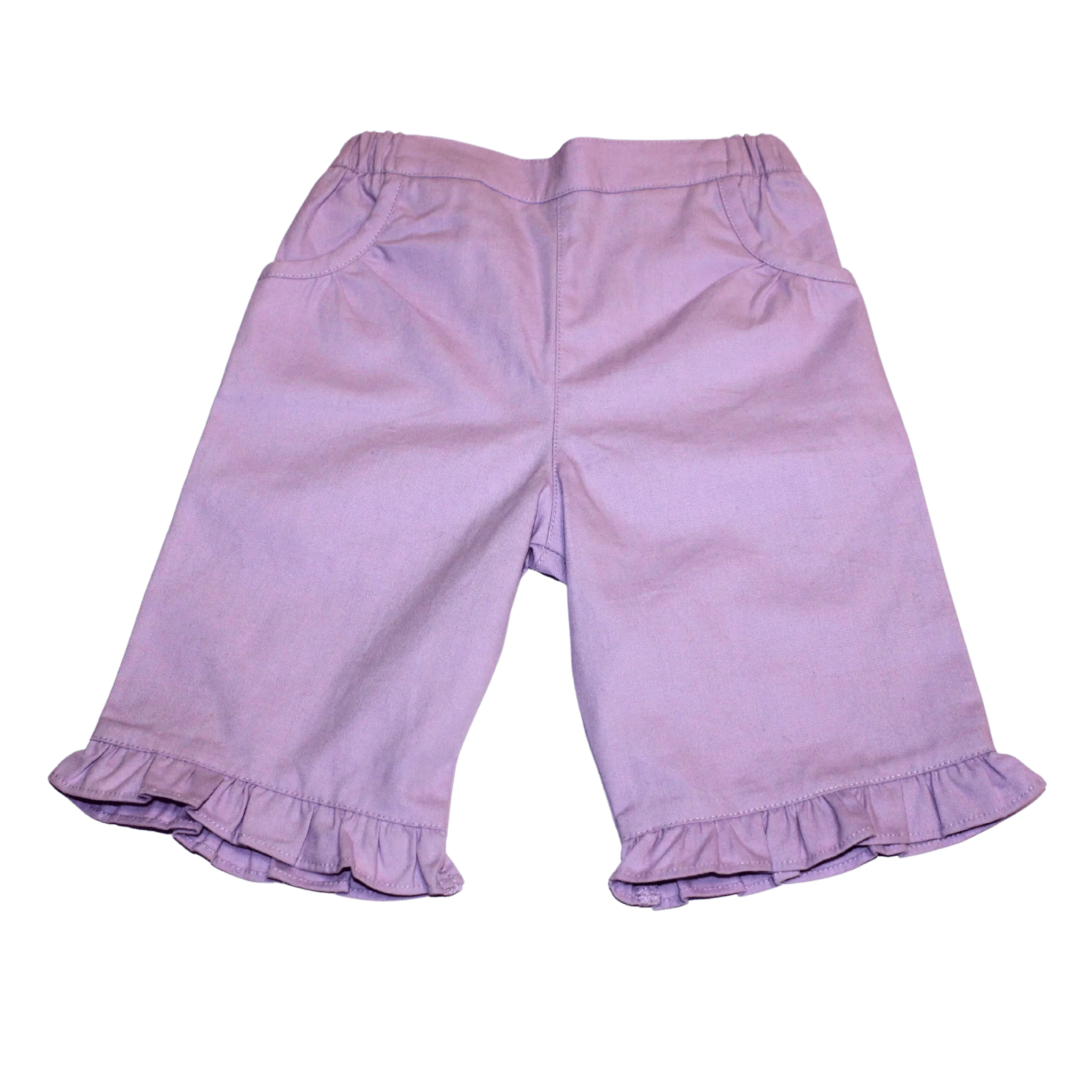 Ruffle Cropped Trousers