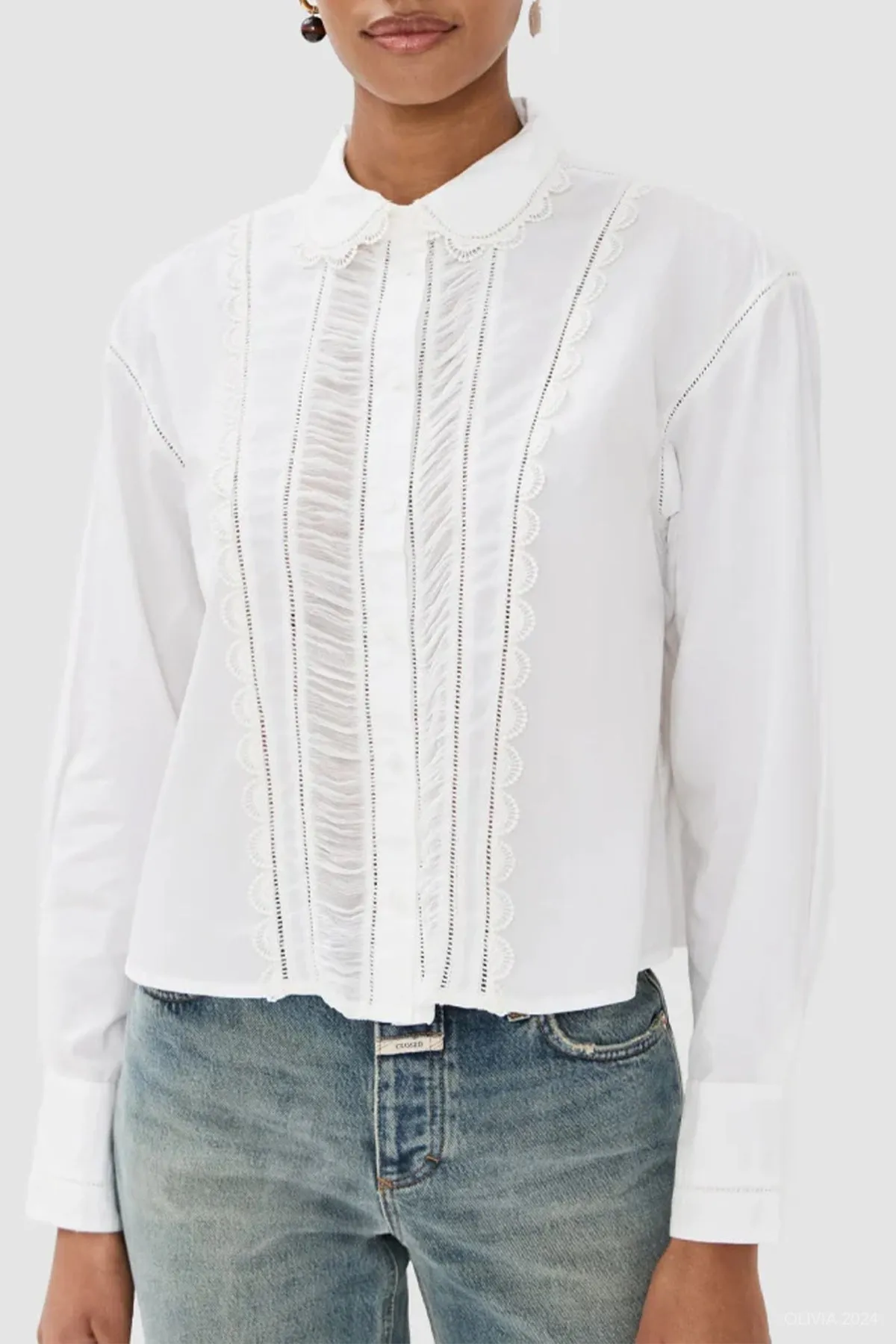 Samira Blouse in Cowrie