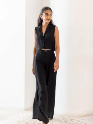 Seam Detail Wide Leg Pant