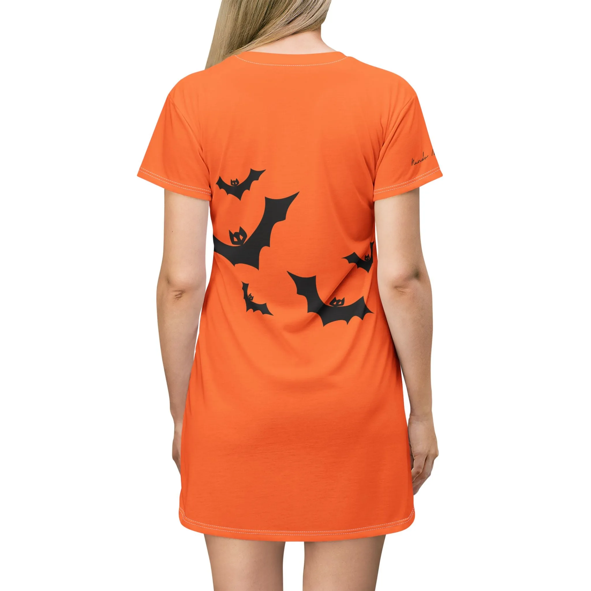 Shirtdress, Orange Boo-Bat