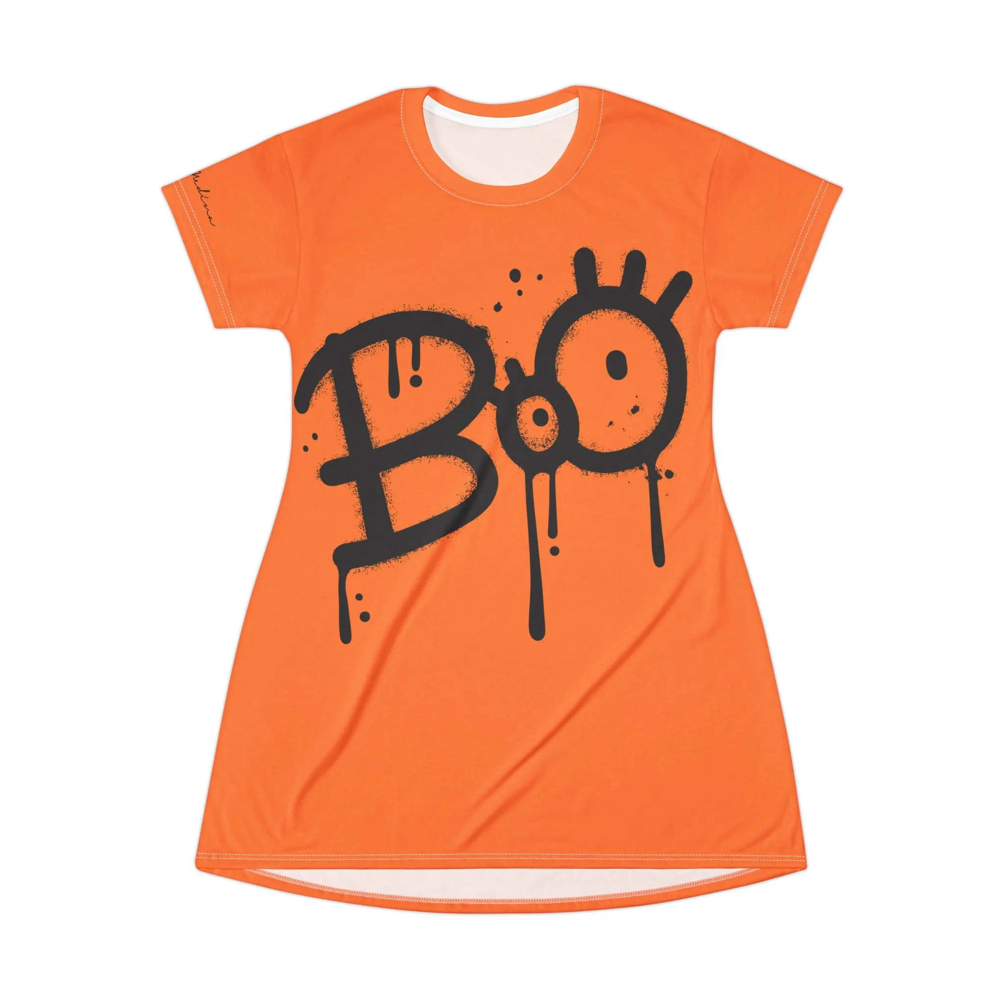 Shirtdress, Orange Boo-Bat