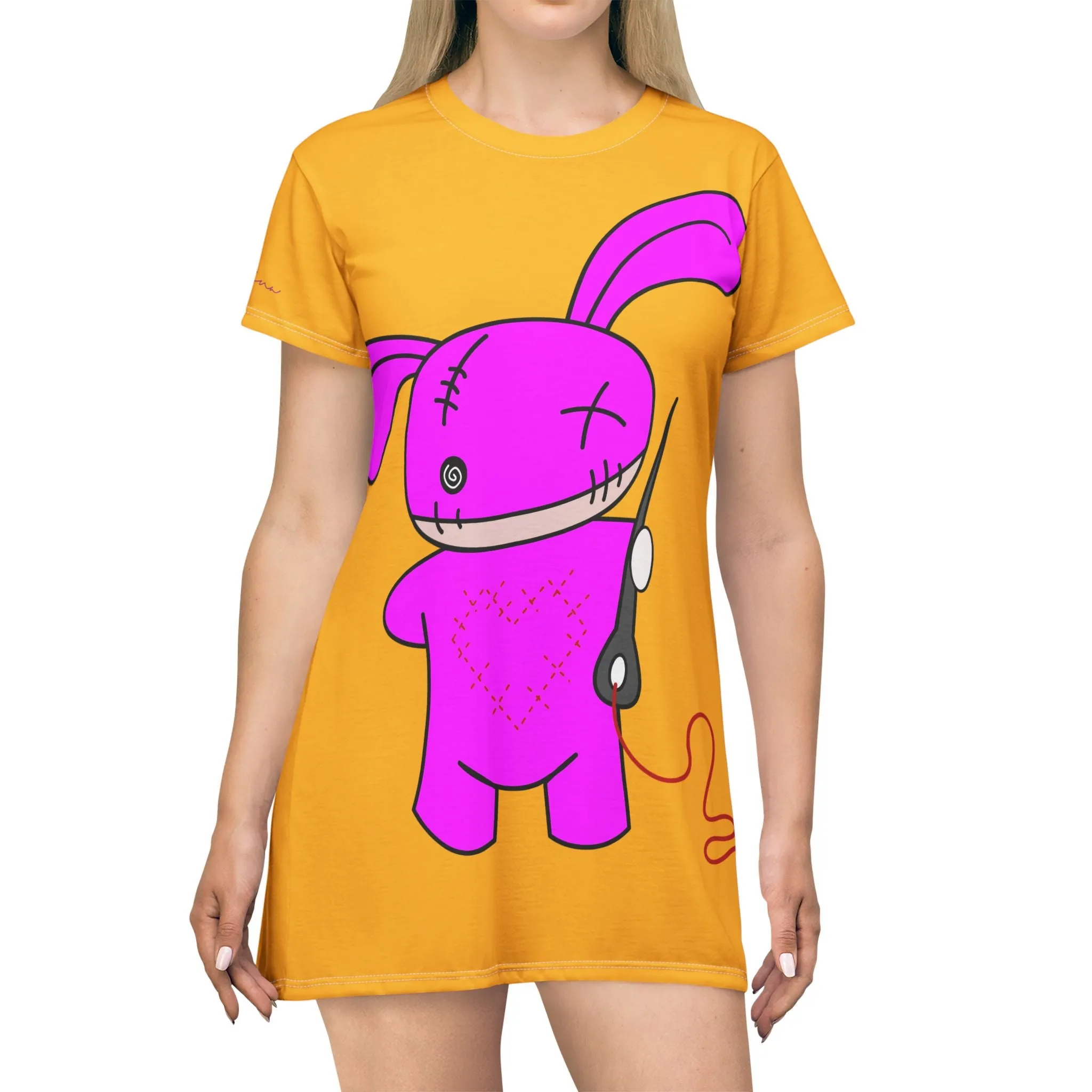 Shirtdress, Yellow Halloween Puppet