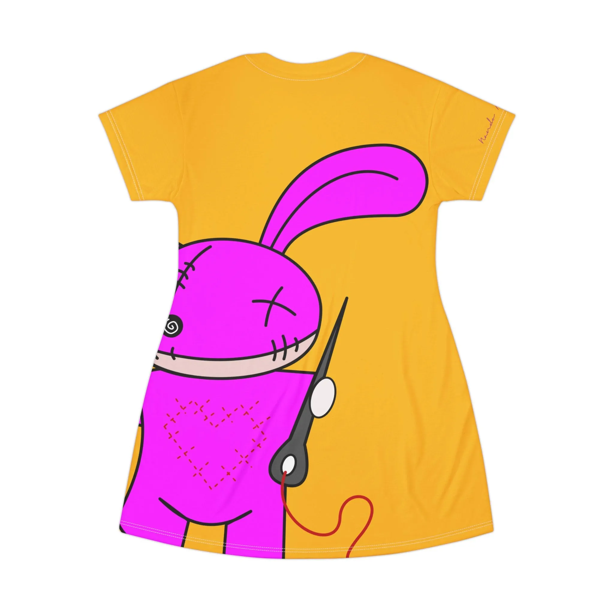 Shirtdress, Yellow Halloween Puppet