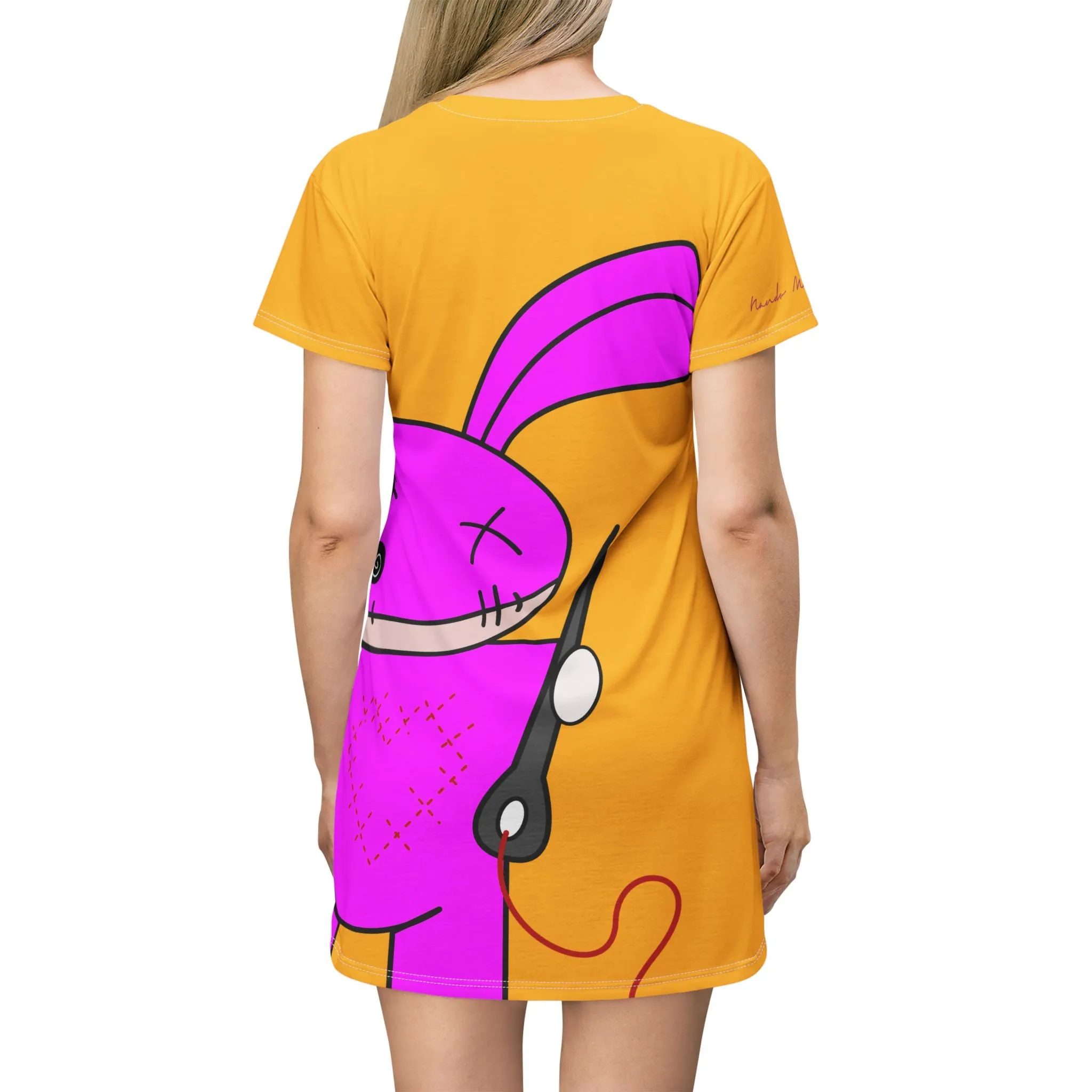 Shirtdress, Yellow Halloween Puppet