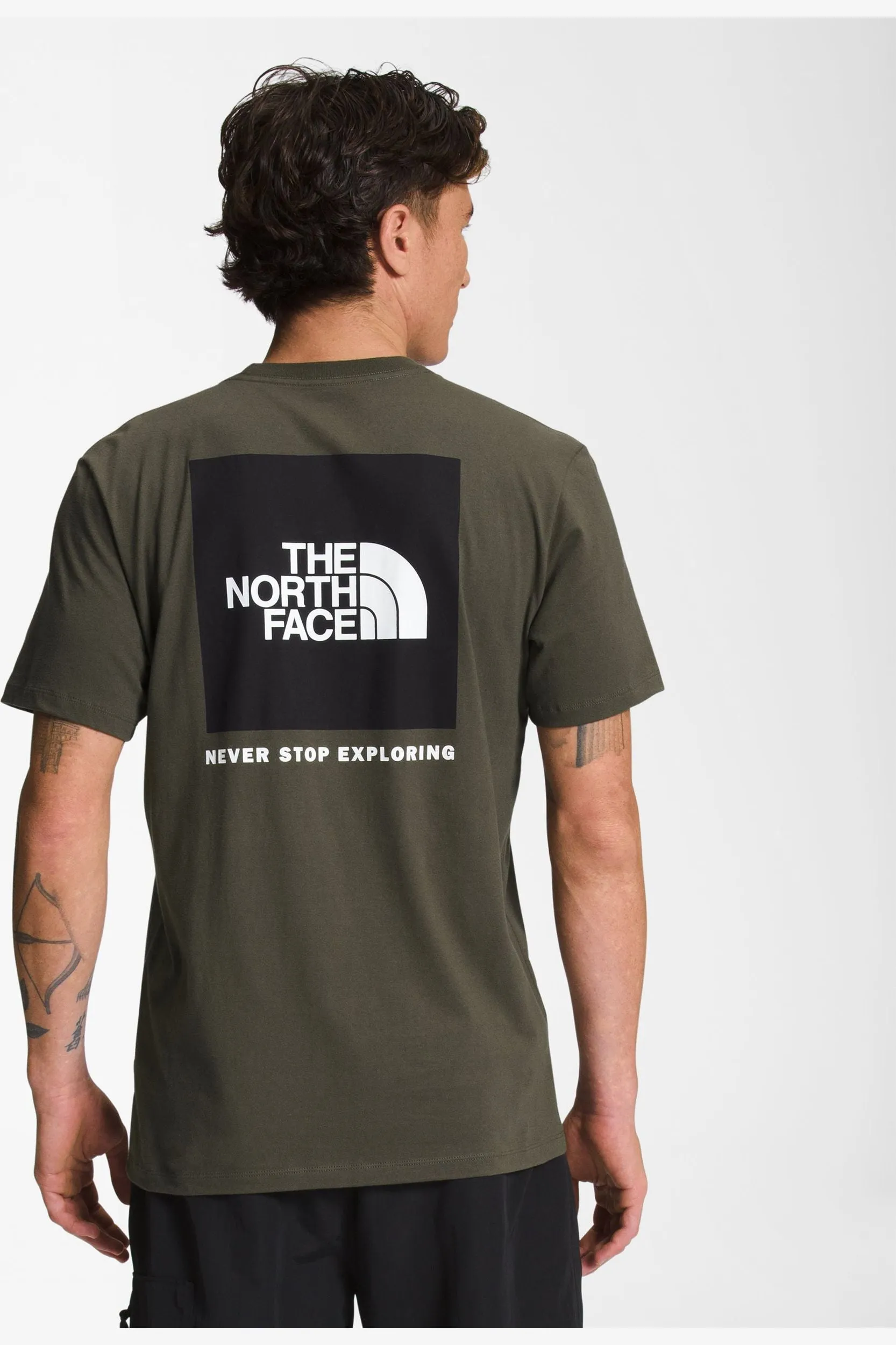 SHORT SLEEVE BOX NSE TEE - NEW TAUPE GREEN