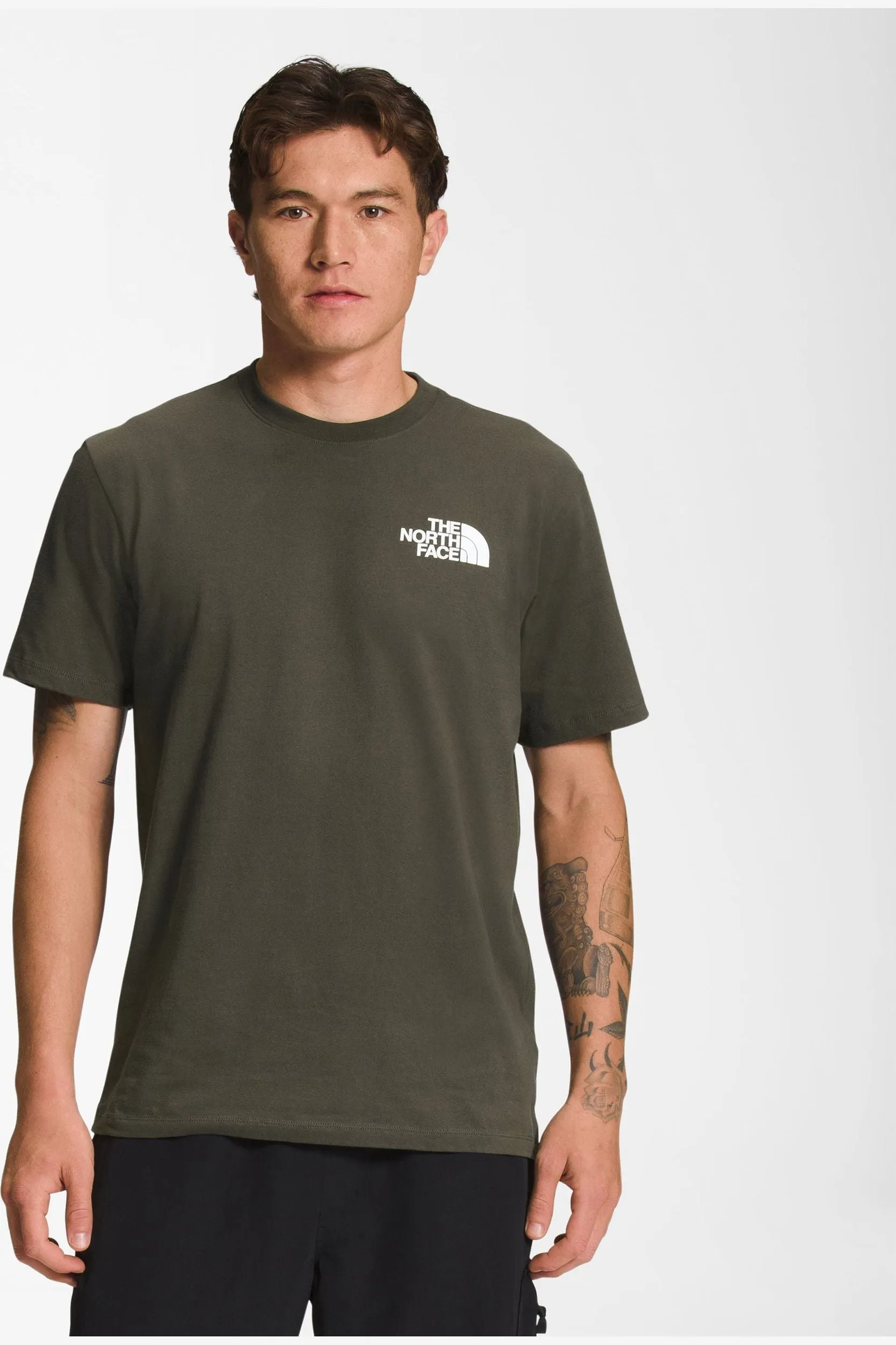 SHORT SLEEVE BOX NSE TEE - NEW TAUPE GREEN
