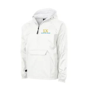Sigma Chi Lined Windbreaker - Chapter Name