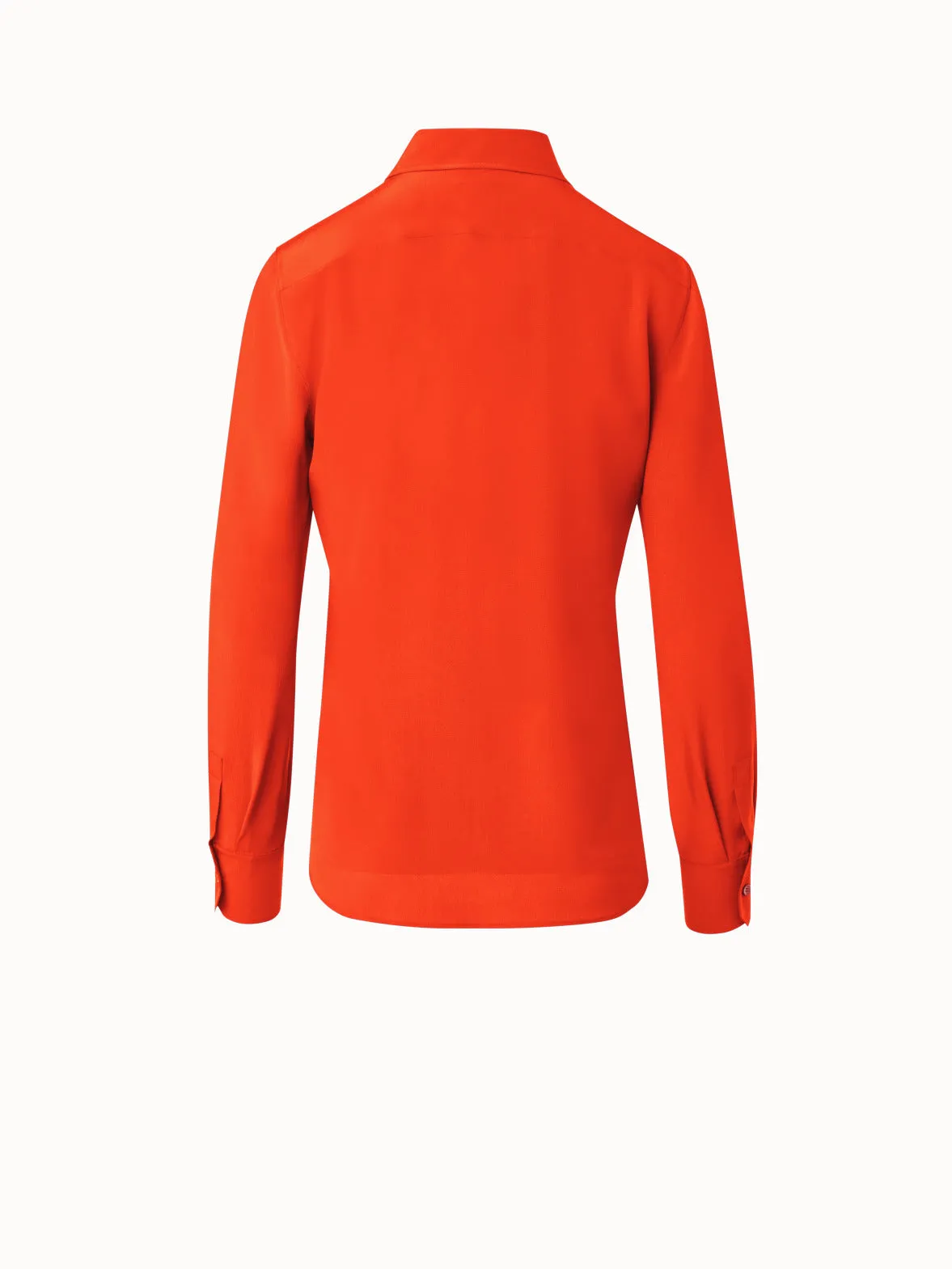 Silk Crêpe Shirt Blouse