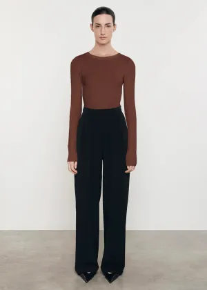 Silk Knit L/S Crew