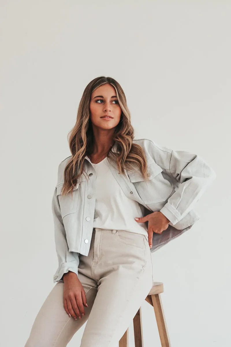 Skye Jacket in Gray