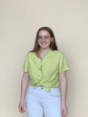 Spring silk blouse