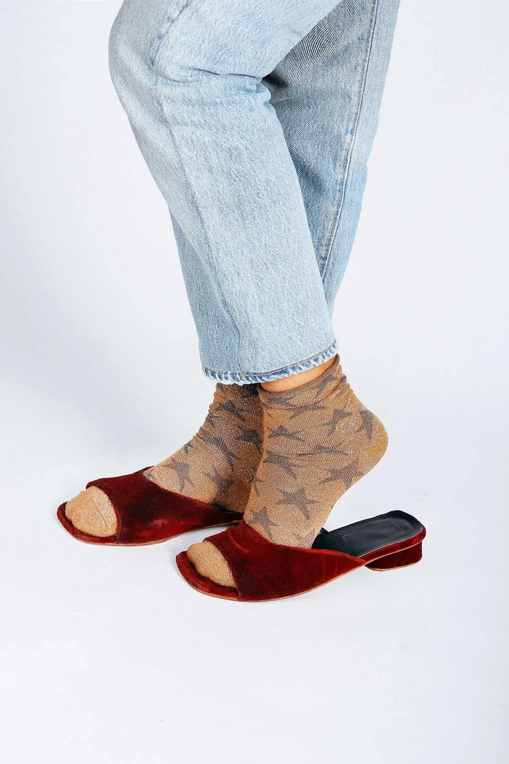 Star Shimmer Ankle Sock
