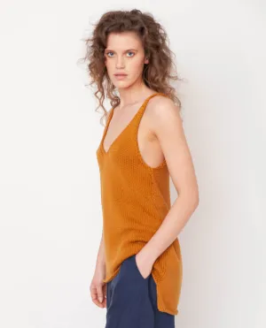 Stella Organi Cotton Vest In Sun