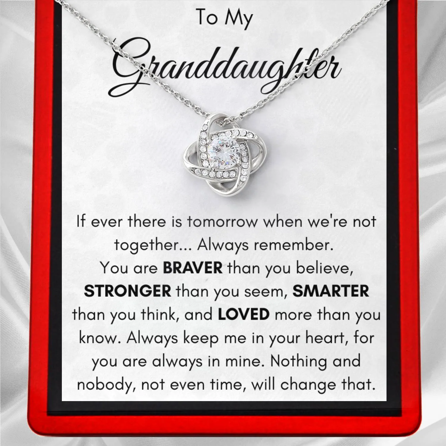 To My Granddaughter Necklace - GD5