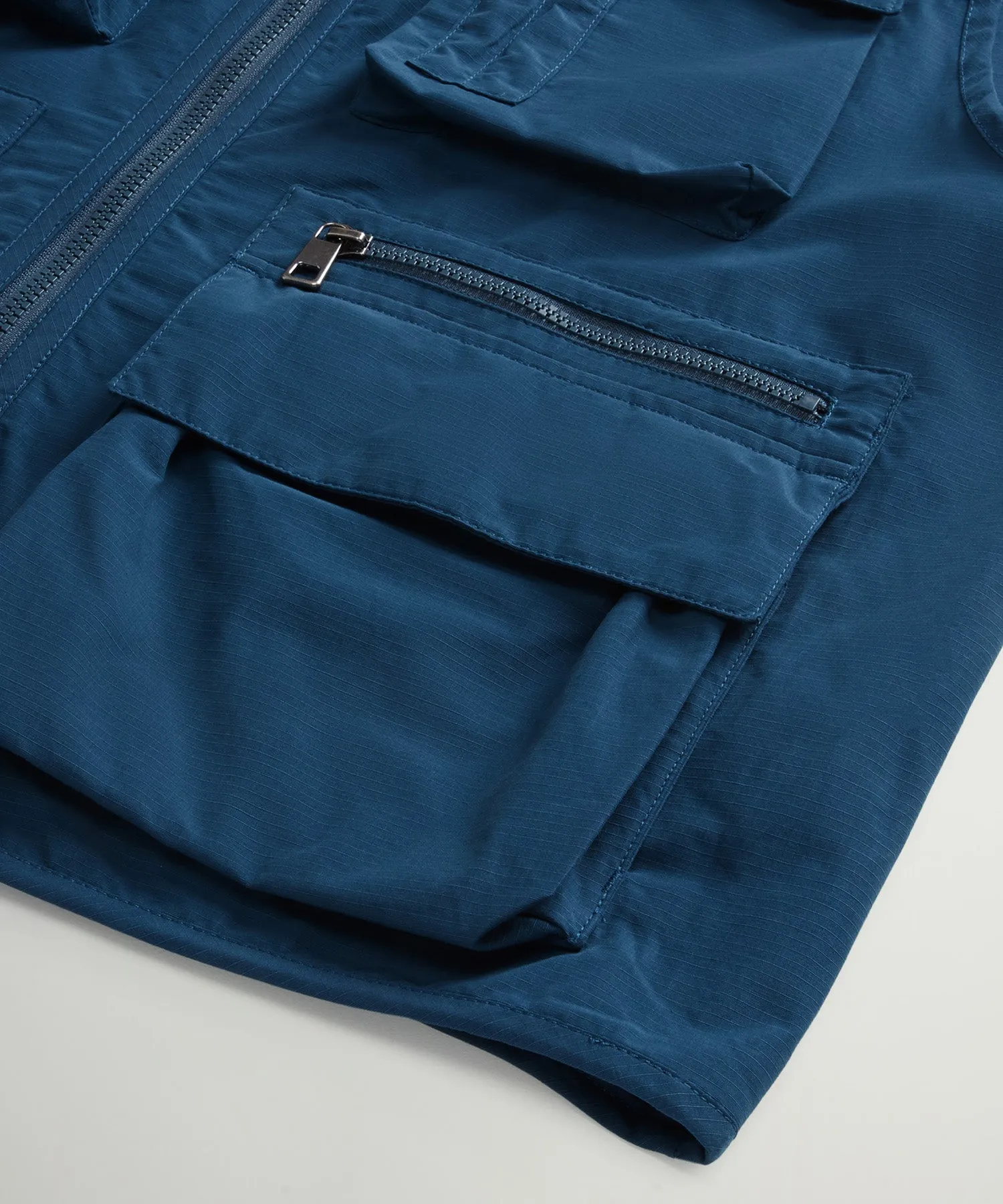 Todd Snyder x Woolrich Fishing Vest in Blue