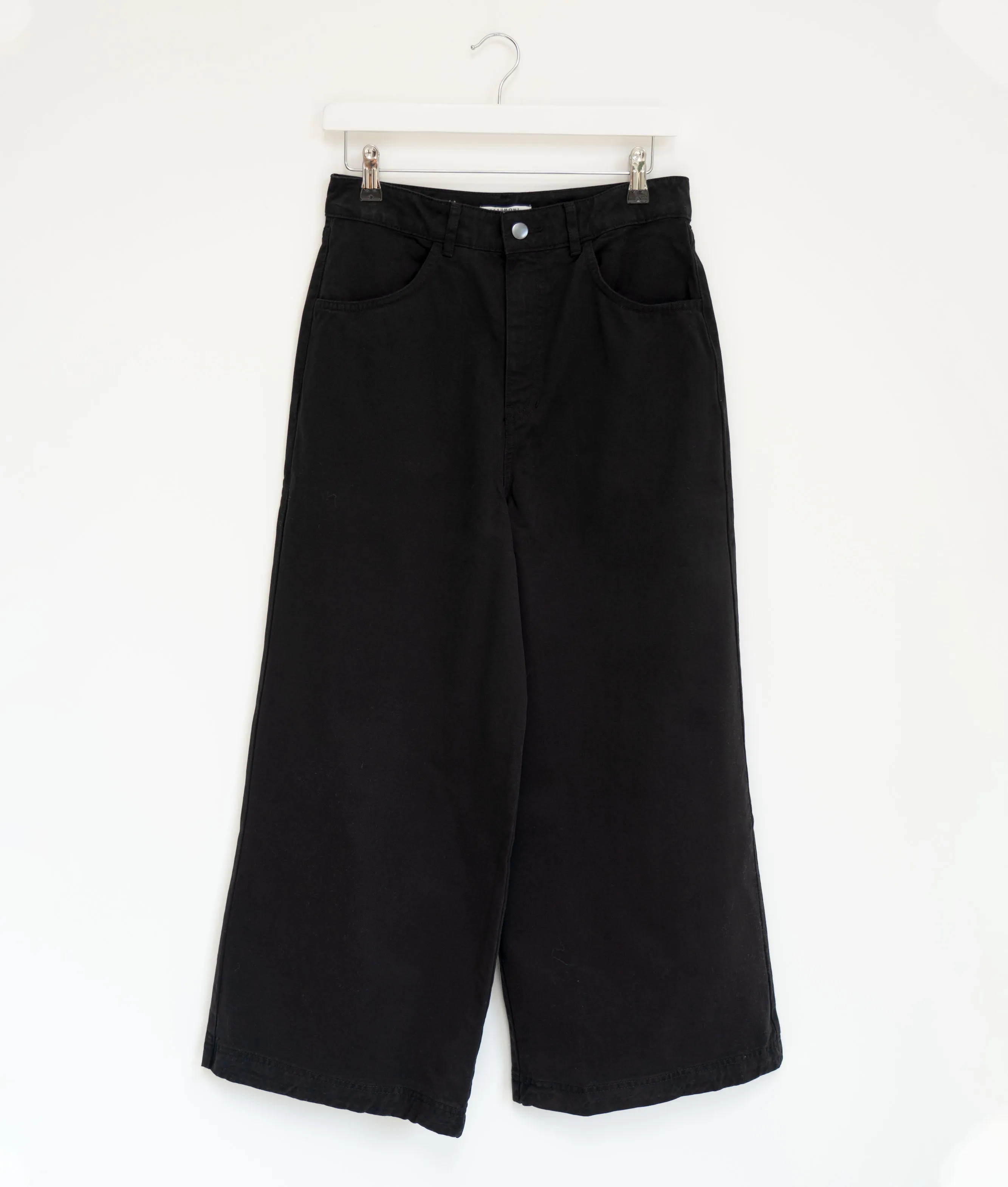 Tracey Organic Cotton Denim Jeans In Black