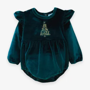 Velvet Fawn Joy To The World Vivian Velvet Bubble in Evergreen
