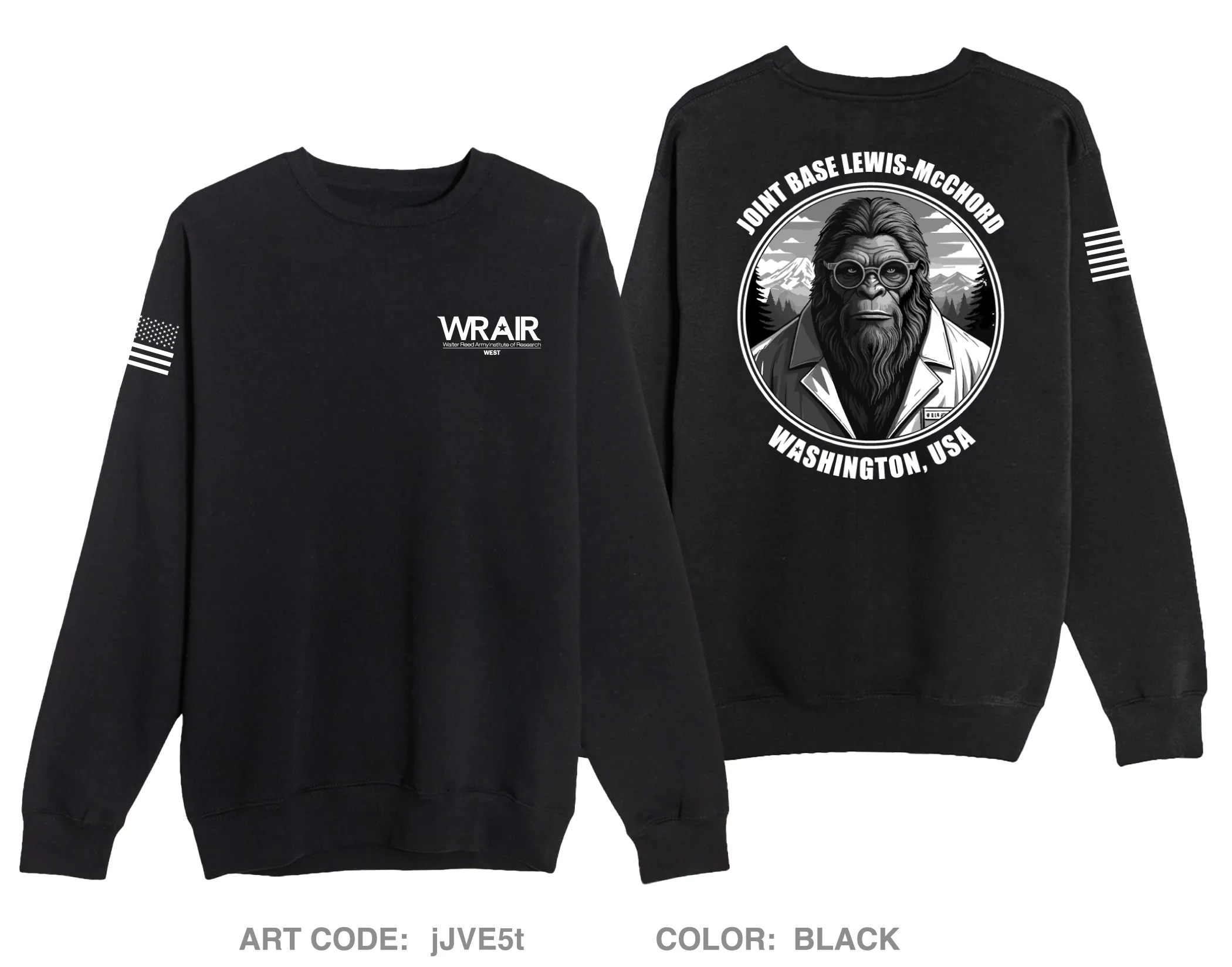 Walter Reed Army Institute of Research - West (WRAIR-W) Comfort Unisex Crewneck Sweatshirt - jJVE5t
