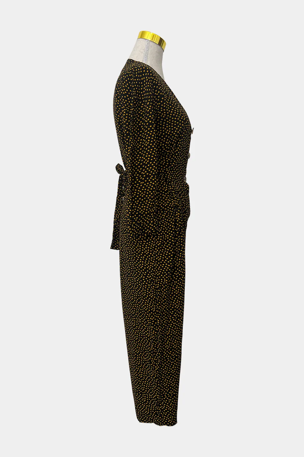 WHISTLES Black and Yellow Jumpsuits