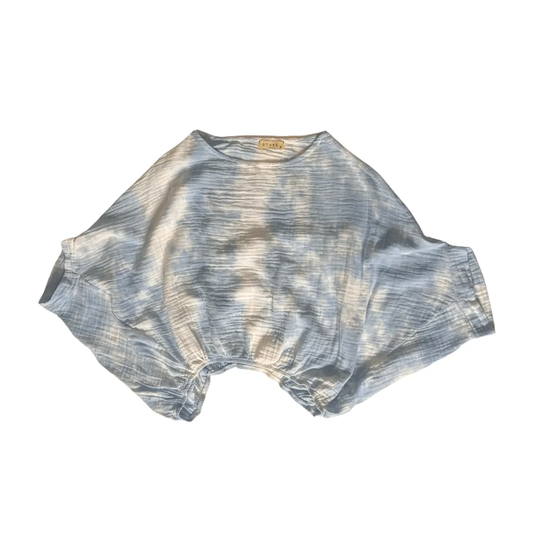 Wide Body Gauze Top - Sky Blue Cloud Dye